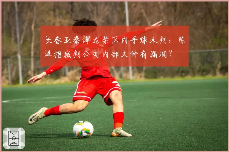 长春亚泰谭龙禁区内手球未判，陈洋指裁判公司内部文件有漏洞？